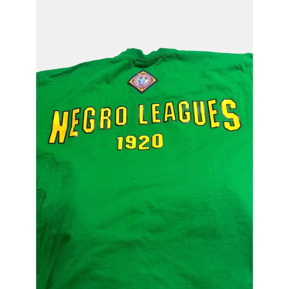 Negro Leagues 1920 Museum Graphic T Shirt XL Green Patch Streetwear - Picture 4 of 13